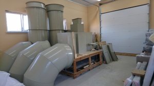 Вентиляция промышленная из пластика