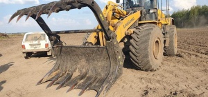 Захват для силоса и сенажа для Shantui, JCB, Mitsuberg и других