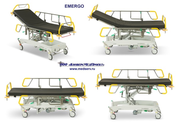 Каталка медицинская для перевозки пациентов Emergo, Lojer (Merivaara), Финляндия