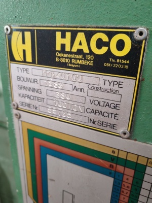 Листогибочный пресс, листогиб Haco 100 тонн