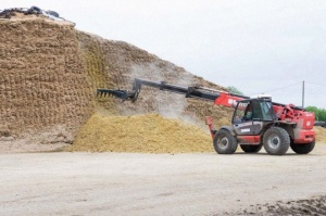 Грабли для силоса на телескопический погрузчик Manitou, Heli, Merlo и других