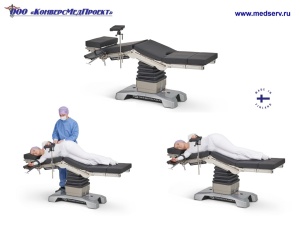 Операционный хирургический стол (Smarter) Practico разноплановый многофункциональный с электроприводом, Merivaara, Финляндия