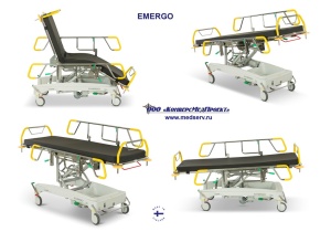 Каталка медицинская для перевозки пациентов Emergo, Lojer (Merivaara), Финляндия