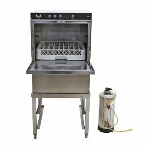 Машина посудомоечная фронтальная Apach AF501 + подставка + водоумягчитель (без дозат,без помпы)