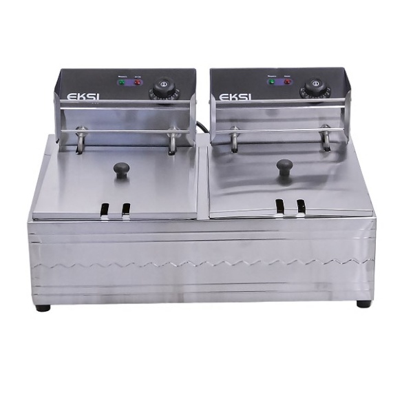 Фритюрница Eksi 6+6L