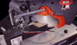 Торцовочный портативный станок по алюминию Fen-is FN320 Фенис c регулировкой пилы по вертикали и горизонтали