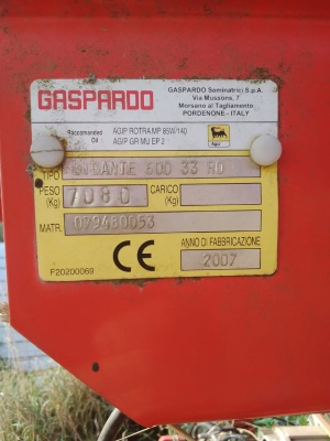 Сеялка прямого посева «Gaspardo gigante-600 corsa»