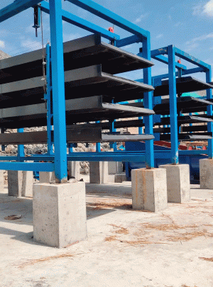 Концентрационный стол трёхдековый 8,5 м2