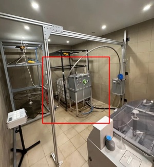 Емкость для погружения 1000 х 1000 х 1000 мм. В комплекте с устройством автоматического погружения