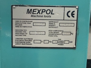 Токарно центровой станок Mexpol - TUB 830B