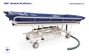 Каталка медицинская для душа и мытья пациента 4310, Lojer, Финляндия