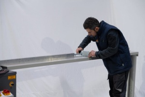 Автоматическая торцовочная пила BSM AK500 для алюминиевого профиля