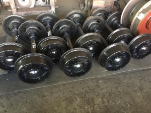 Колесные пары на вагонетку