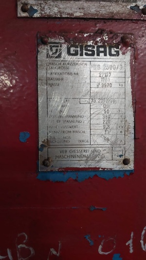 Вертикальный дробиструй GISAG PDS 2500/3