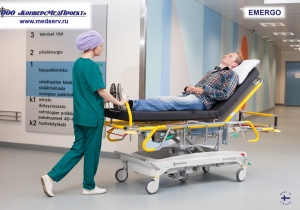 Каталка медицинская для перевозки пациентов Emergo, Lojer (Merivaara), Финляндия
