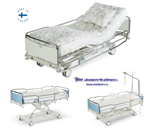 Медицинская функциональная кровать c электроприводом ScanAfia XS, Lojer, Финляндия