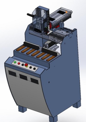 Копировально-фрезерный станок Fenis FN730Plus для алюминиевых мебельных фасадов