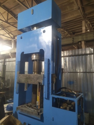 Пресс гидравлический 160 тонн Д2432Б после ремонта