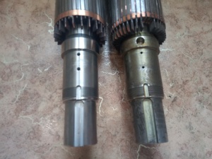 Ротор электродвигателя рельсошлифовального поезда ршп-48