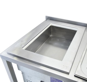 Поверхность жарочная Berner BGE40x2 встроенная + охлаждаемая ванна Finist ВХВ-1