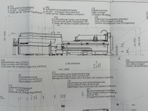 Станок лазерной резки TRUMPF - TruLaser 3030 MACH-ID 9235 Производитель: TRUMPF Тип: TruLaser 3030 Контроль: TrueTops Год выпуска: 2017