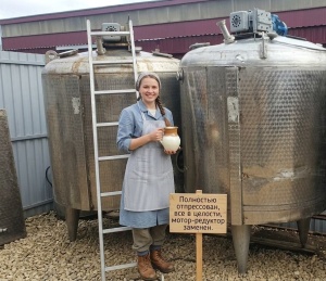 Ёмкость для созревания сливок Я1-осв 1000л