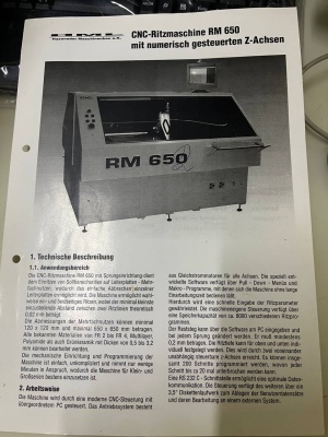 Установка скрайбирования печатных плат HML RM-652