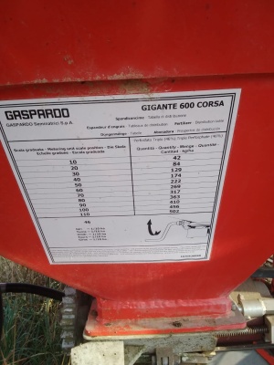 Сеялка прямого посева «Gaspardo gigante-600 corsa»