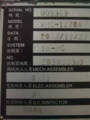 Обрабатывающий центр с чпу hartford vmc-1270a