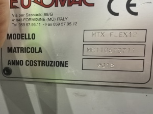 Пробивной пресс Euromac MTX flex 12 1250/30 (Италия)