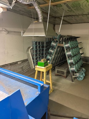 Станок для производства сетки сварной в рулонах