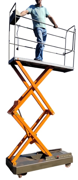 Тележка гидравлическая,Подъемник гидравлический, самоходный ножничный подъемник, оборудование для теплиц