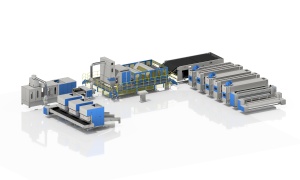 Иглопробивная линия для производства нетканых материалов