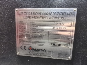Лазерная машина AMADA lazmac 2415 A3