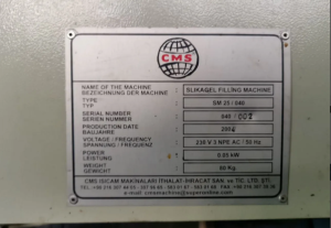 Станок для засыпки влагопоглотителя CMS SM 25