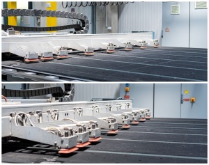 Автоматическая линия для резки флоат-стекла и многослойного (триплекс) стекла LISEC GFB-60/30RE-S