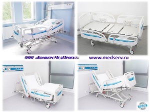 Кровать медицинская функциональная с электроприводом Nexo, Famed Zywiec, Польша