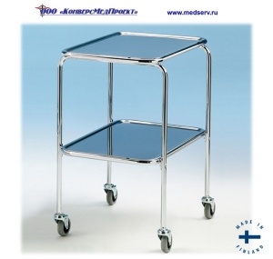 Столик - тележка медицинская 609 для инструментов, Lojer (ранее – Merivaara), Финляндия