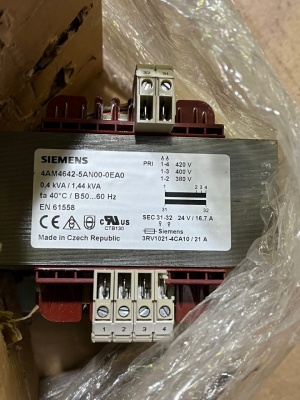 Трансформаторы Siemens новые разные и другие