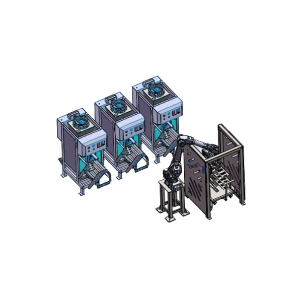 Автоматическая линия для фасовки и упаковки сыпучих продуктов FM-VP-U50C