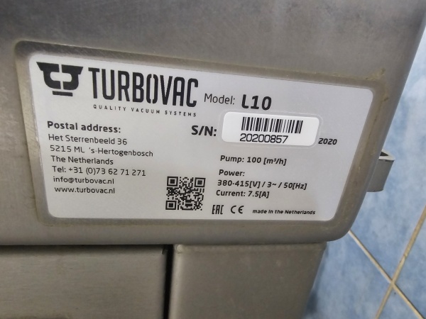Двухкамерный Вакуумный упаковщик TURBOVAC L-10