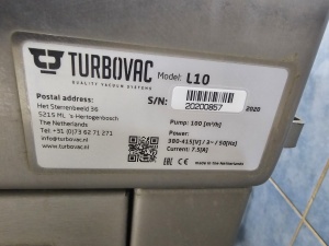 Двухкамерный Вакуумный упаковщик TURBOVAC L-10