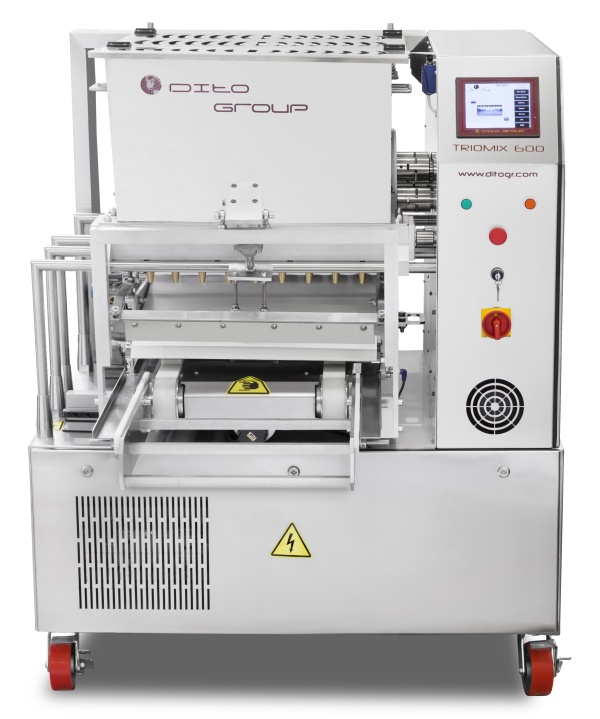 Зефироотсадочная машина с подогревом бункеров