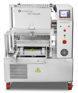 Зефироотсадочная машина с подогревом бункеров