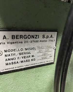 Радиально-сверлильный станок BERGONZI TR 40 / 1000