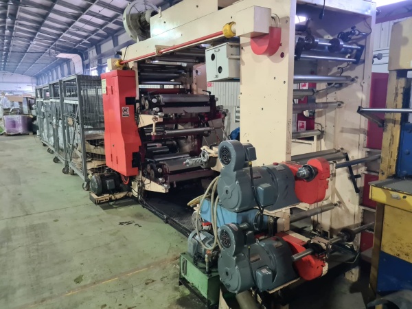 Флексопечатная машина 4-х цветная HJ-HS4001-500