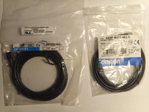 Кабель с разъемом для датчиков М8 4 pin Omron