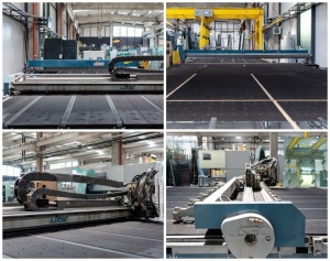 Автоматическая линия для резки флоат-стекла и многослойного (триплекс) стекла LISEC GFB-60/30RE-S