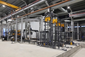 Автоматическая линия «Максимал Про 2.0» со штабелёрами, роботом погрузчиком и линией упаковки