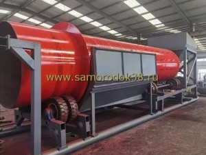 Скруббер бутара СБ-200 для добычи золота